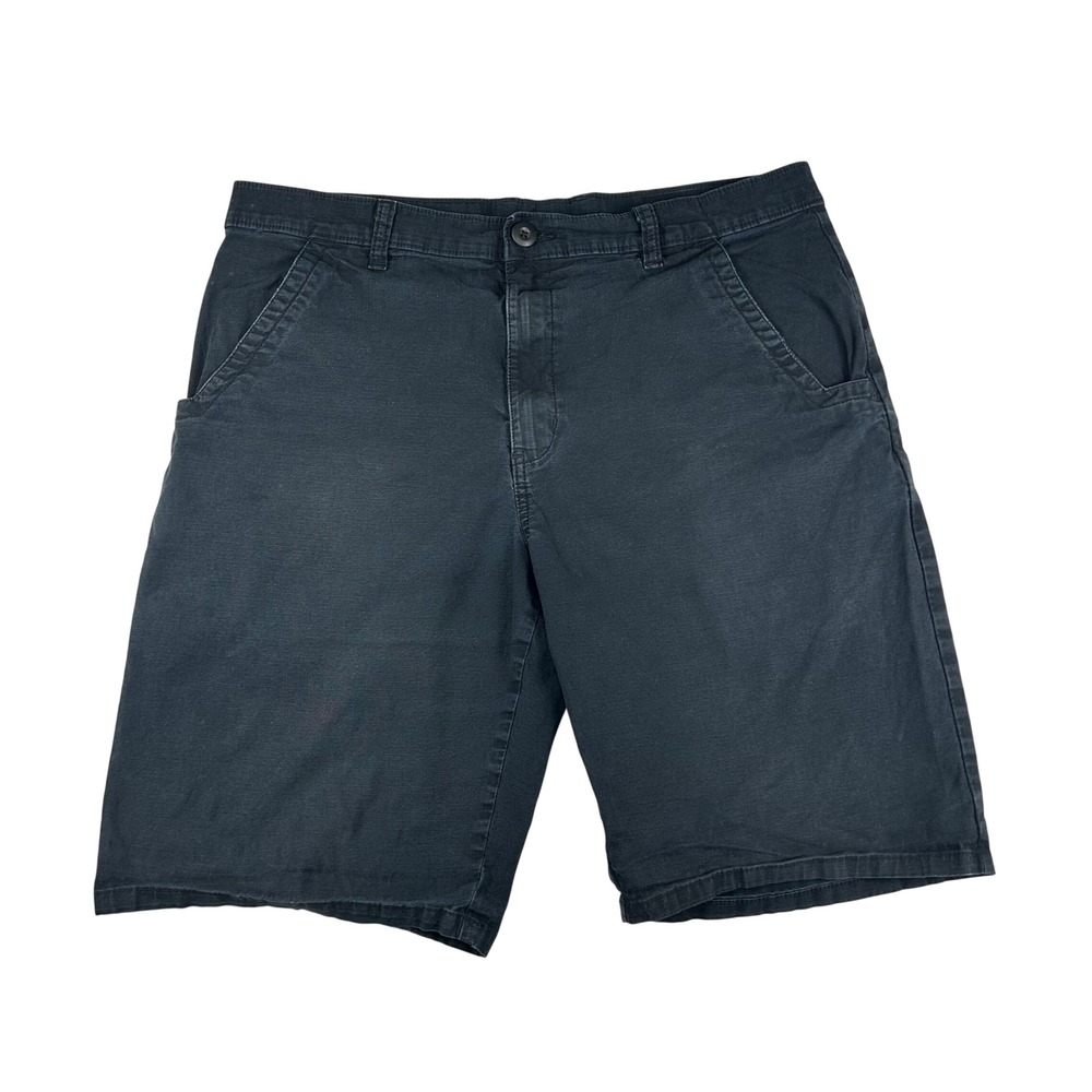 Genuine Dickies Mens Black Ripstop Work Shorts GR622RBKX Size 34